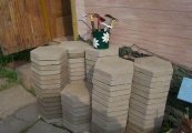 Готовая тротуарной плитки